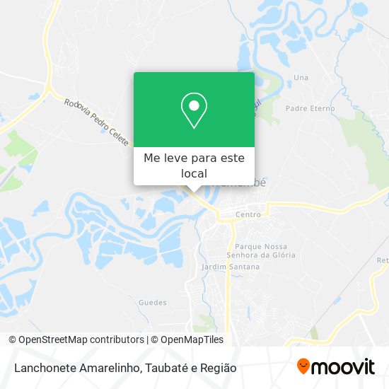 Lanchonete Amarelinho mapa
