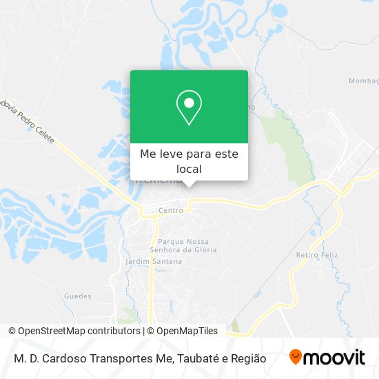 M. D. Cardoso Transportes Me mapa