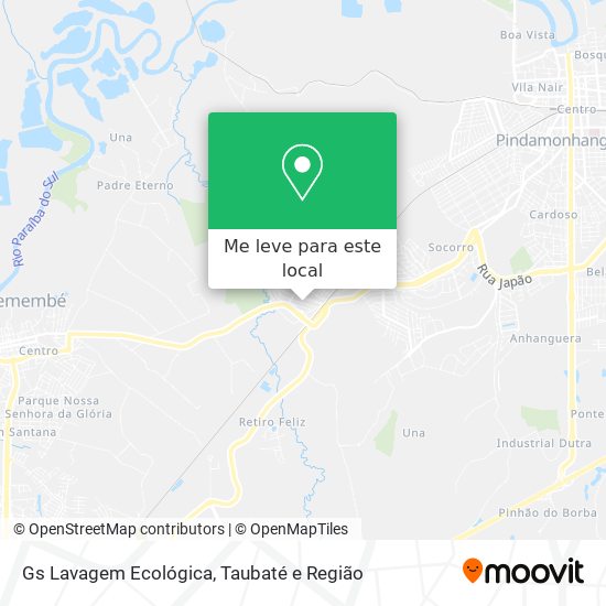 Gs Lavagem Ecológica mapa