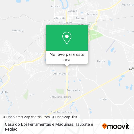 Casa do Epi Ferramentas e Maquinas mapa