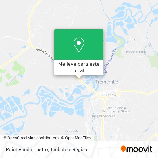 Point Vanda Castro mapa