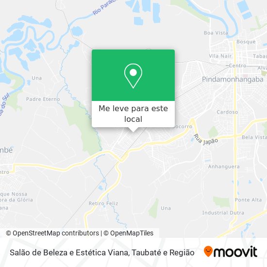 Salão de Beleza e Estética Viana mapa