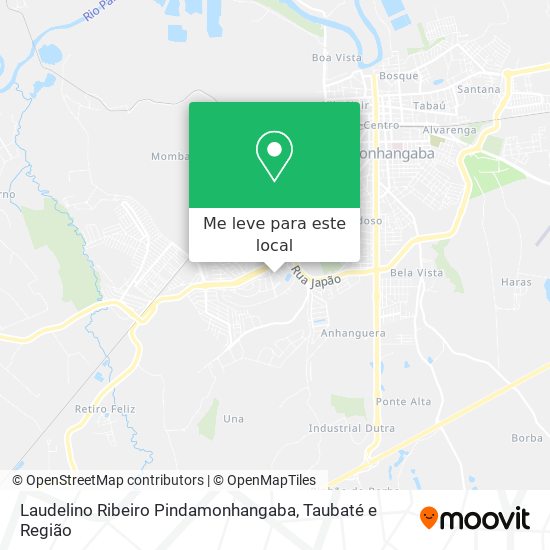 Laudelino Ribeiro Pindamonhangaba mapa