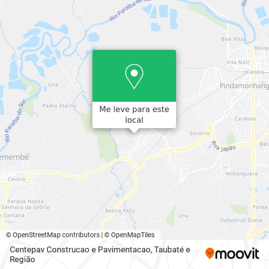 Centepav Construcao e Pavimentacao mapa