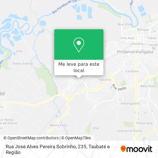 Rua José Alves Pereira Sobrinho, 235 mapa