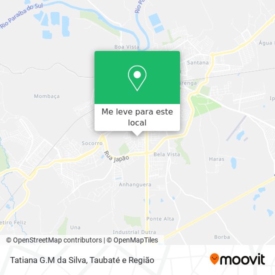 Tatiana G.M da Silva mapa