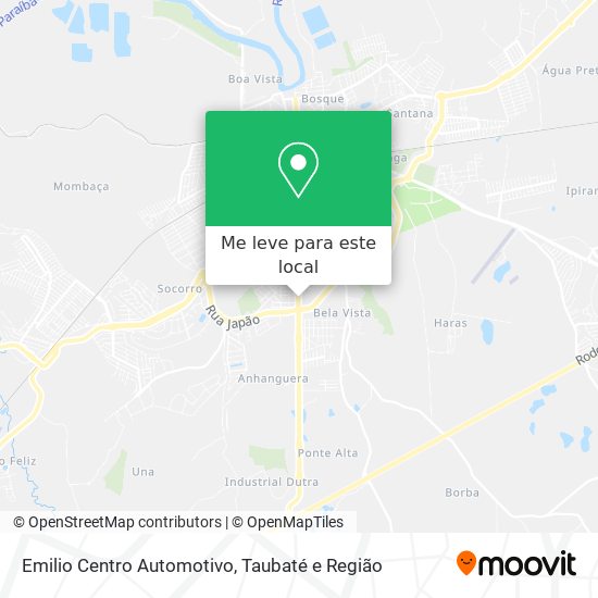 Emilio Centro Automotivo mapa