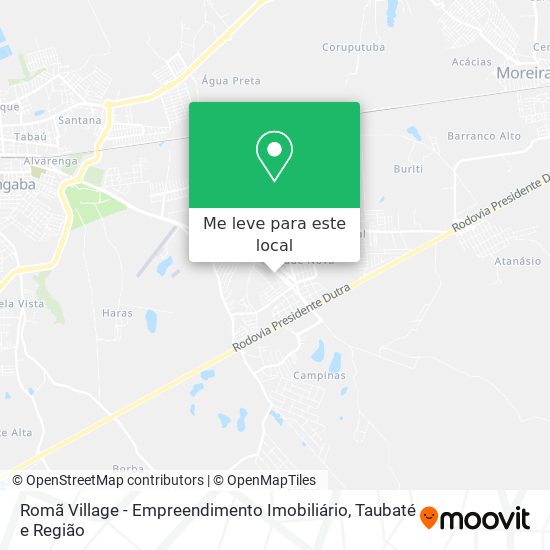 Romã Village - Empreendimento Imobiliário mapa