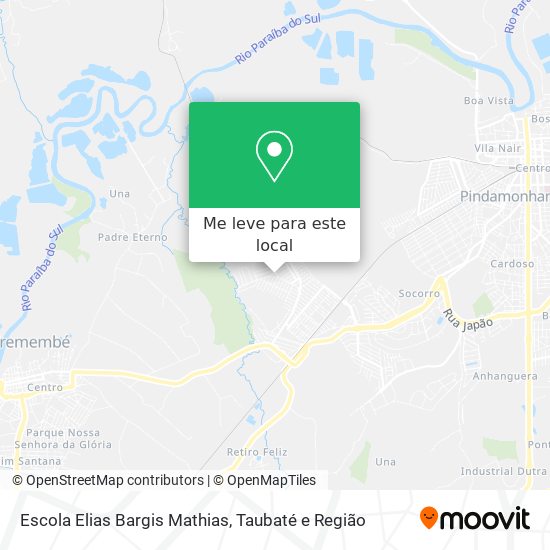 Escola Elias Bargis Mathias mapa