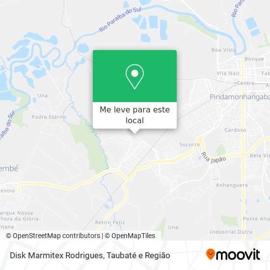 Disk Marmitex Rodrigues mapa