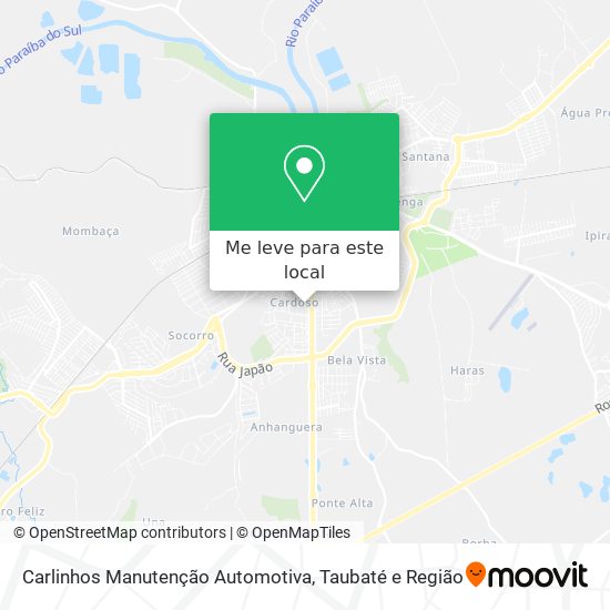 Carlinhos Manutenção Automotiva mapa