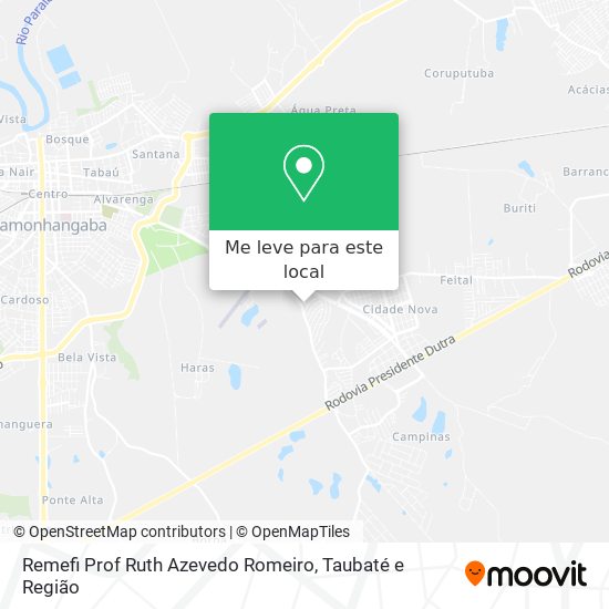 Remefi Prof Ruth Azevedo Romeiro mapa