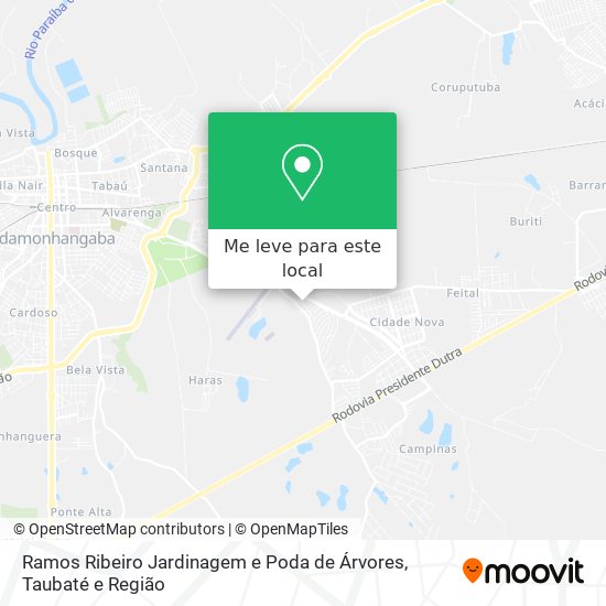 Ramos Ribeiro Jardinagem e Poda de Árvores mapa