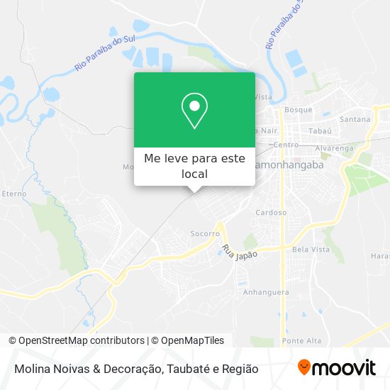 Molina Noivas & Decoração mapa