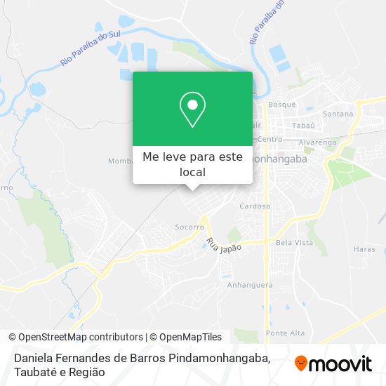 Daniela Fernandes de Barros Pindamonhangaba mapa