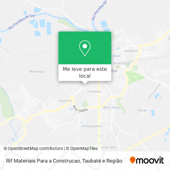 Rif Materiais Para a Construcao mapa