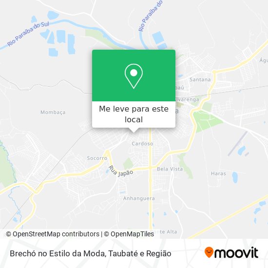 Brechó no Estilo da Moda mapa