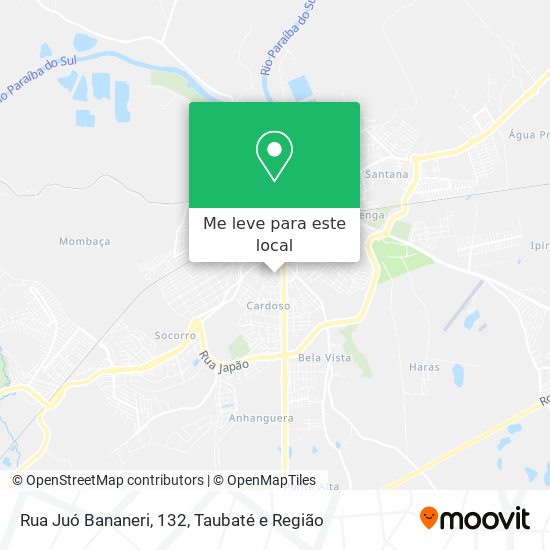 Rua Juó Bananeri, 132 mapa