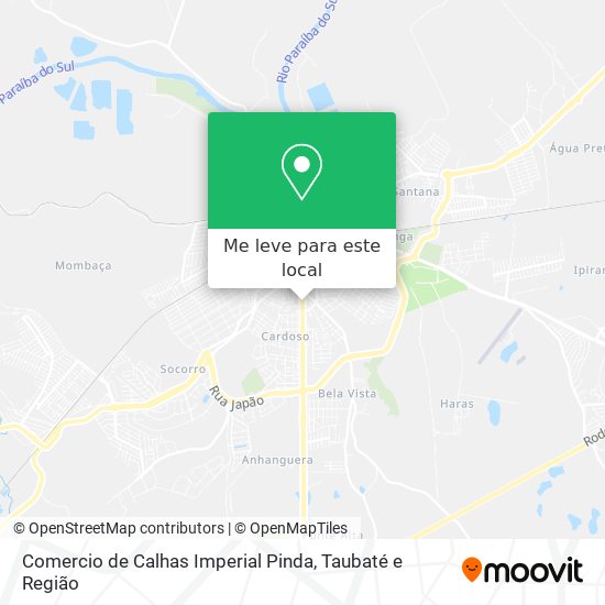 Comercio de Calhas Imperial Pinda mapa