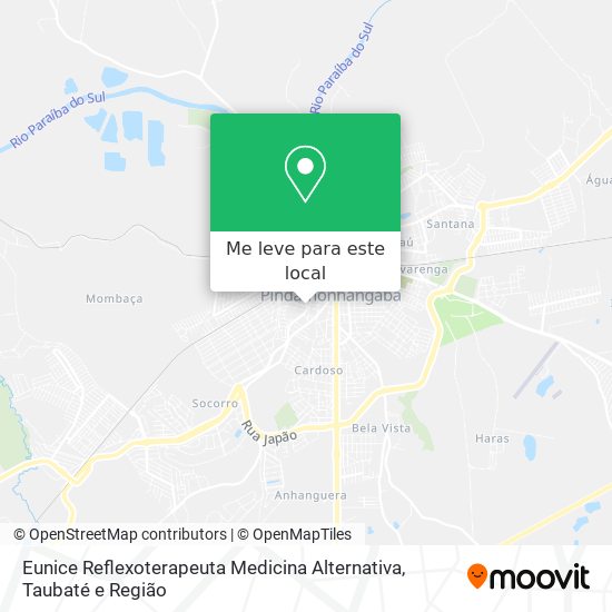 Eunice Reflexoterapeuta Medicina Alternativa mapa