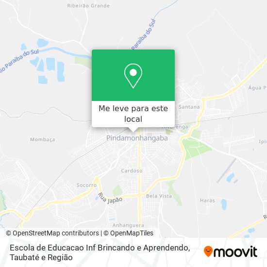 Escola de Educacao Inf Brincando e Aprendendo mapa