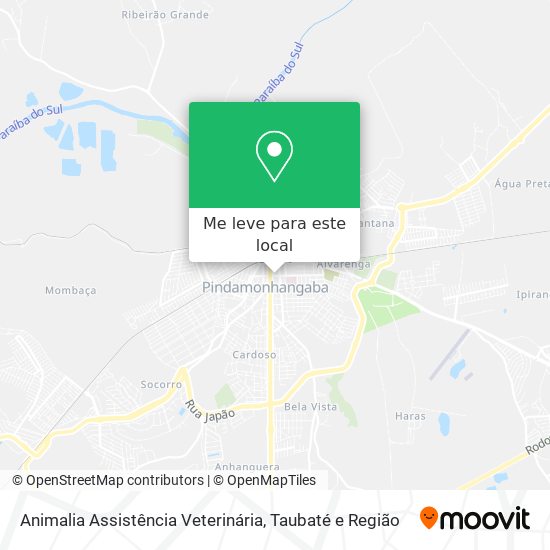 Animalia Assistência Veterinária mapa