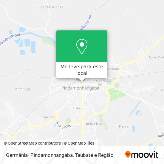 Germânia- Pindamonhangaba mapa