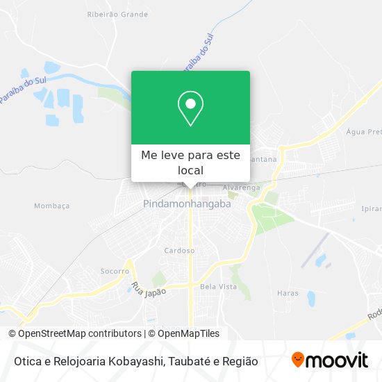 Otica e Relojoaria Kobayashi mapa
