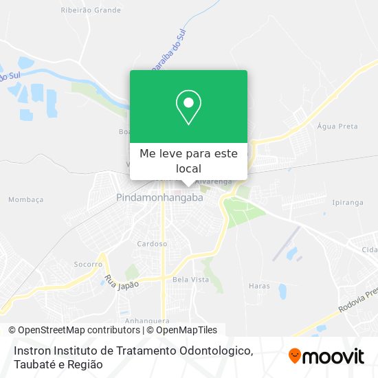 Instron Instituto de Tratamento Odontologico mapa