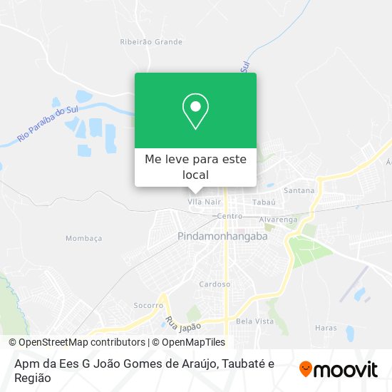 Apm da Ees G João Gomes de Araújo mapa