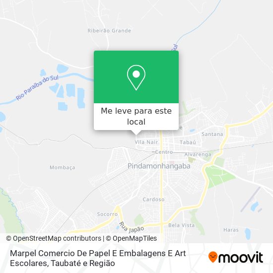Marpel Comercio De Papel E Embalagens E Art Escolares mapa