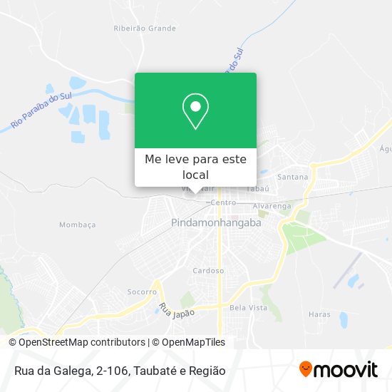 Rua da Galega, 2-106 mapa