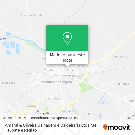 Amaral & Oliveira Usinagem e Caldeiraria Ltda Me mapa