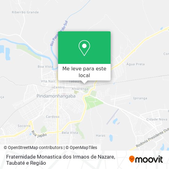 Fraternidade Monastica dos Irmaos de Nazare mapa