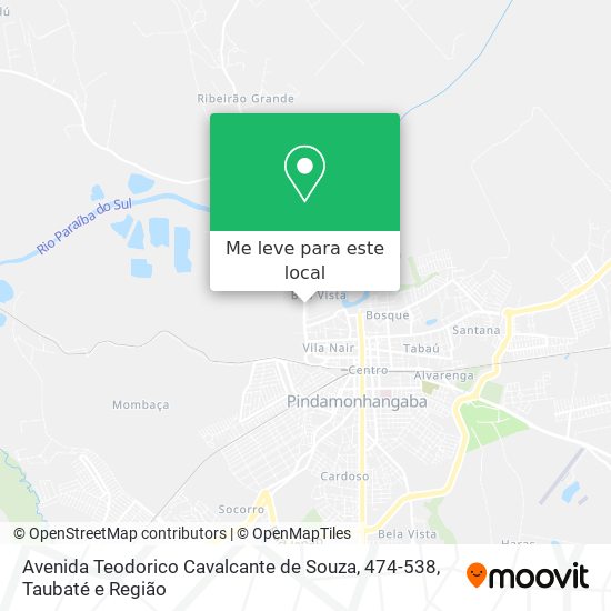 Avenida Teodorico Cavalcante de Souza, 474-538 mapa