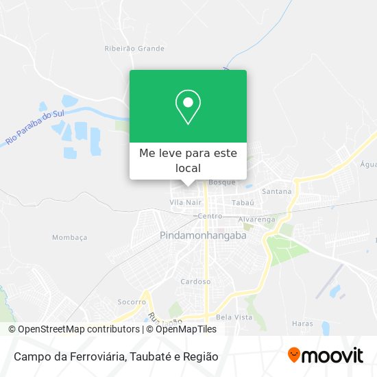 Campo da Ferroviária mapa