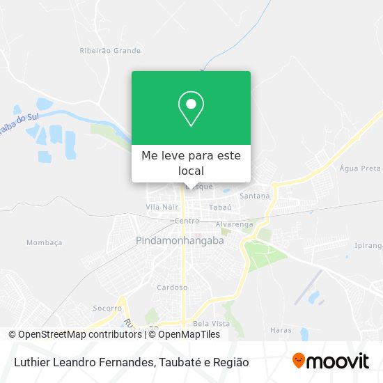 Luthier Leandro Fernandes mapa
