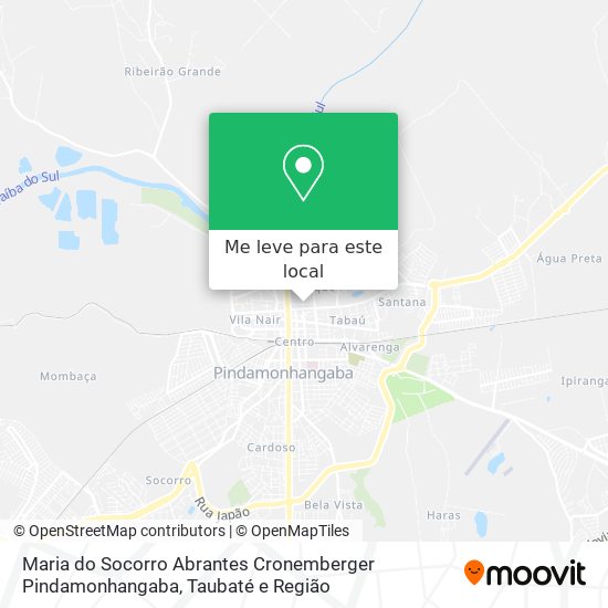 Maria do Socorro Abrantes Cronemberger Pindamonhangaba mapa