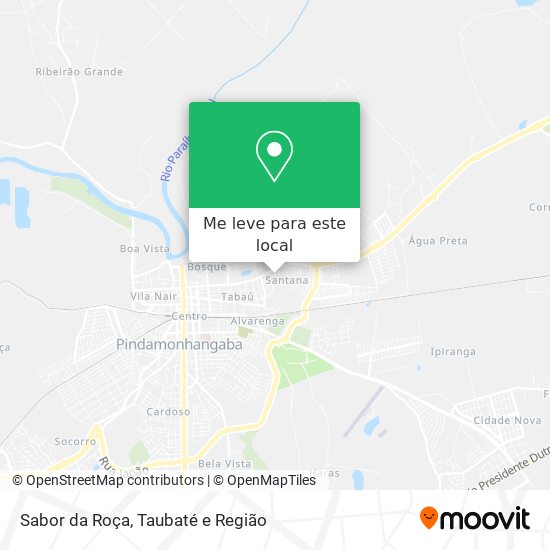 Sabor da Roça mapa