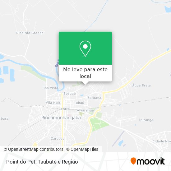 Point do Pet mapa
