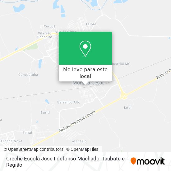 Creche Escola Jose Ildefonso Machado mapa