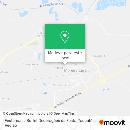 Festamania Buffet Decorações de Festa mapa