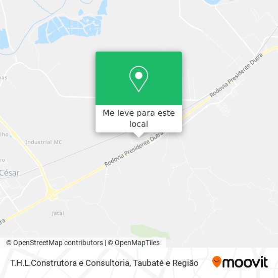 T.H.L.Construtora e Consultoria mapa