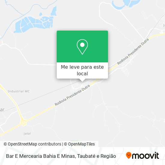 Bar E Mercearia Bahia E Minas mapa