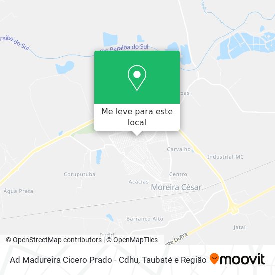 Ad Madureira Cicero Prado - Cdhu mapa