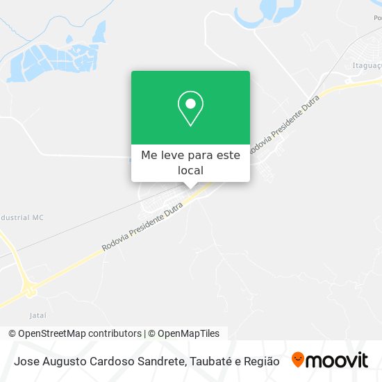 Jose Augusto Cardoso Sandrete mapa