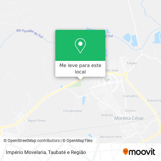Império Movelaria mapa