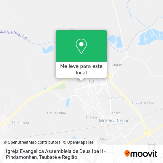 Igreja Evangelica Assembleia de Deus Ipe II - Pindamonhan mapa