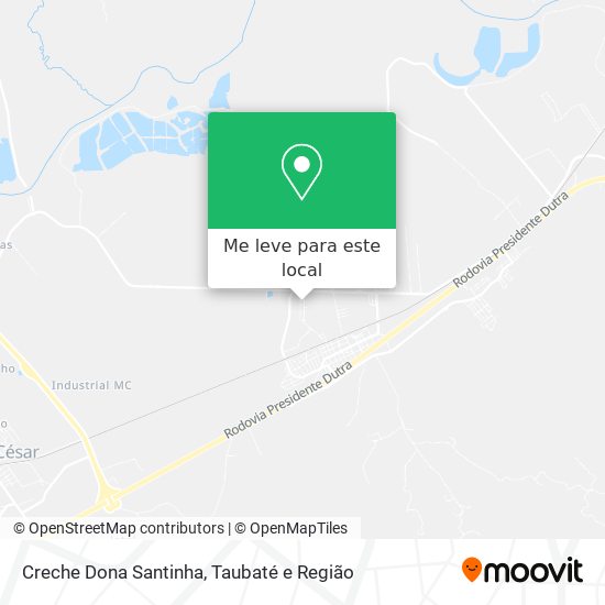 Creche Dona Santinha mapa