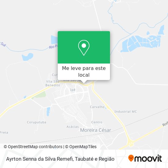Ayrton Senna da Silva Remefi mapa